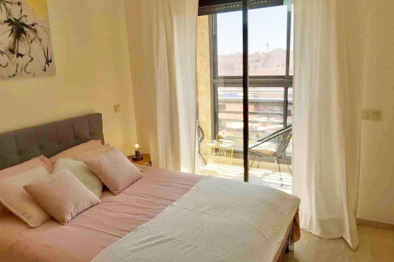 Luxueux Appartement Entre Gueliz Et L'Hivernage Avec Wifi マラケシュ エクステリア 写真
