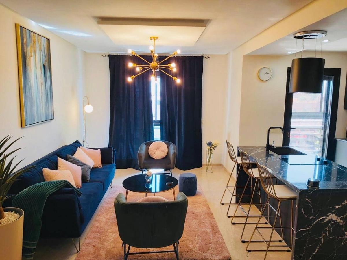 Luxueux Appartement Entre Gueliz Et L'Hivernage Avec Wifi マラケシュ エクステリア 写真